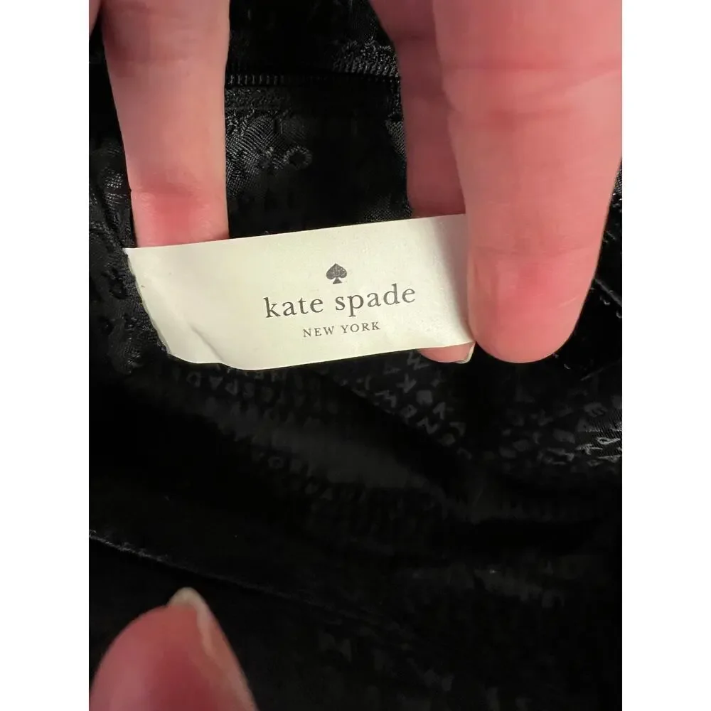 Kate Spade New York Wesley Place Suede Laurel Handbag Black GS - Picture 8 of 9